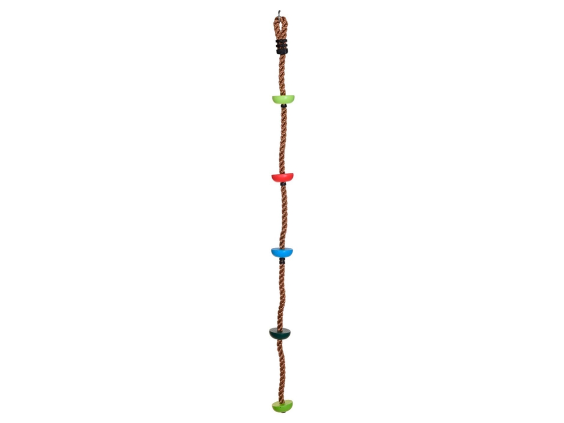 Corda De Escalada De Brinquedo Com 2 Metros De Comprimento E Apoio Para Os Pés, Ideal Para Uso Externo. Merkloos
