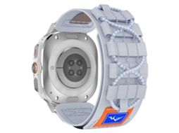 Bracelete para Samsung Galaxy Watch Ultra 47mm Cinza Prateado XIAOMOYU