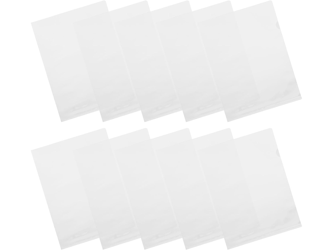Capas Protetoras Transparentes Para Documentos A4, Pacote Com 20 Unidades, Em Pp