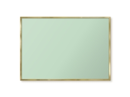 Magnetic Glass Board Turquoise For The Hall Espelharte (100x70 Cm)