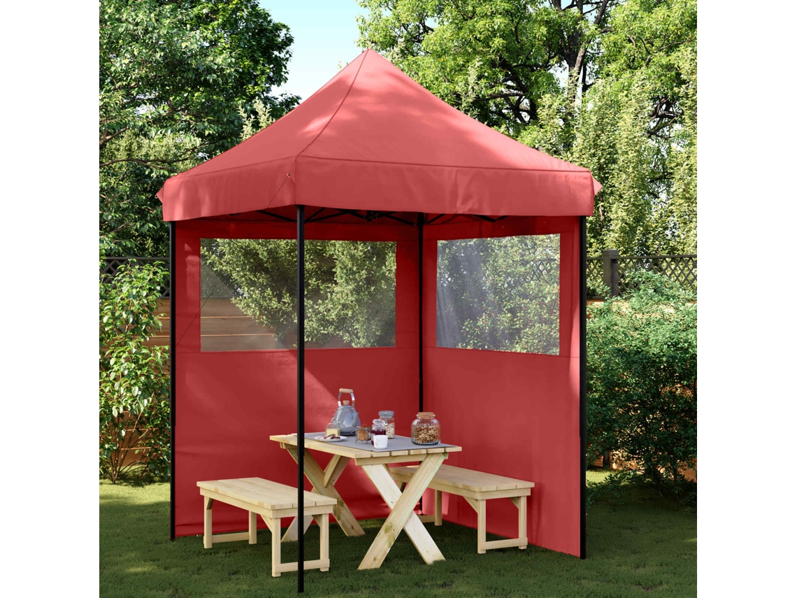 Vidaxl Tenda De Festa 200 X 200 X 306 Cm Borgonha Tecido Oxford