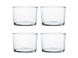 Pacote De 4 Copos De Cristal, Modelo Pequeno, Serve Licor, Vinho, Cerveja, Celebrações, Festas, Pode Ser Lavado Na Máquina De Lavar Louça (23 Cl Acan