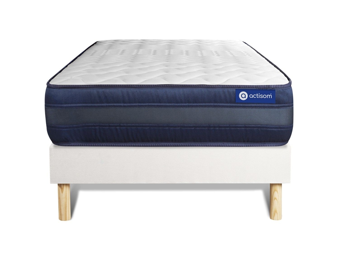 Sommier de Casal Actimemo Tech Memória ACTISOM Espuma com memória Branco (90x200)
