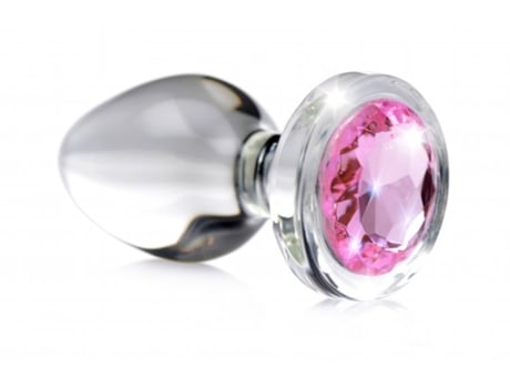 Plugue Anal De Cristal Com Pequena Joia Rosa BOOTY SPARKS