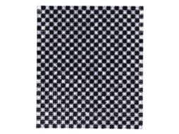 Mali papel de Parede Mosaico Autoadesivo para Casinha de Bonecas 1:12 Acessório Decoração Preto Branco