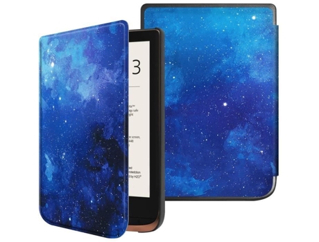Capa Case Vivlio Touch Lux 5 Azul Céu Suporte Função Sleep Wake Automática