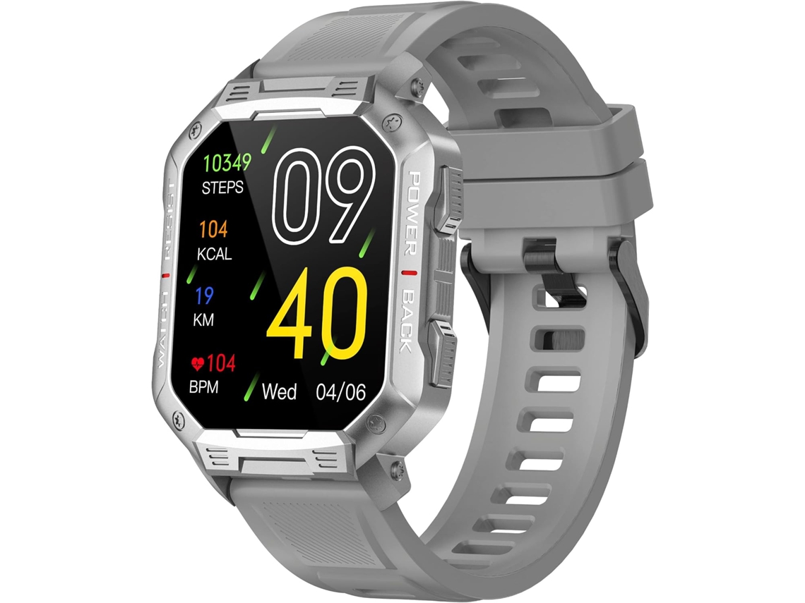 Smartwatch Esportivo Militar, 1,83 Polegadas, Com Função De Telefone