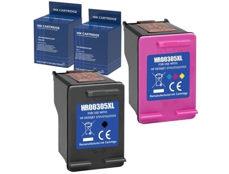 Cartucho De Tinta De Substituição Hp 305xl Preto Compatível Com Deskjet 2800 4200 Deskjet Plus 4100 Envy 6010 6400 Envy Pro 6455 Phonillico