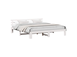 Estrutura da Cama com Cabeceira Branco 180 X 200 Cm MAISON EXCLUSIVE