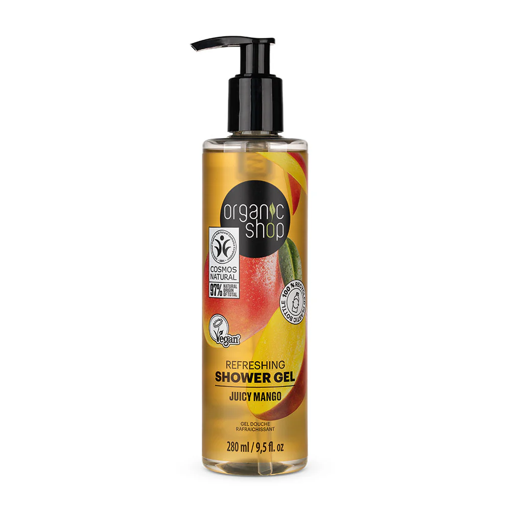 Gel de Banho Refrescante Manga da Organic Shop (280ml)