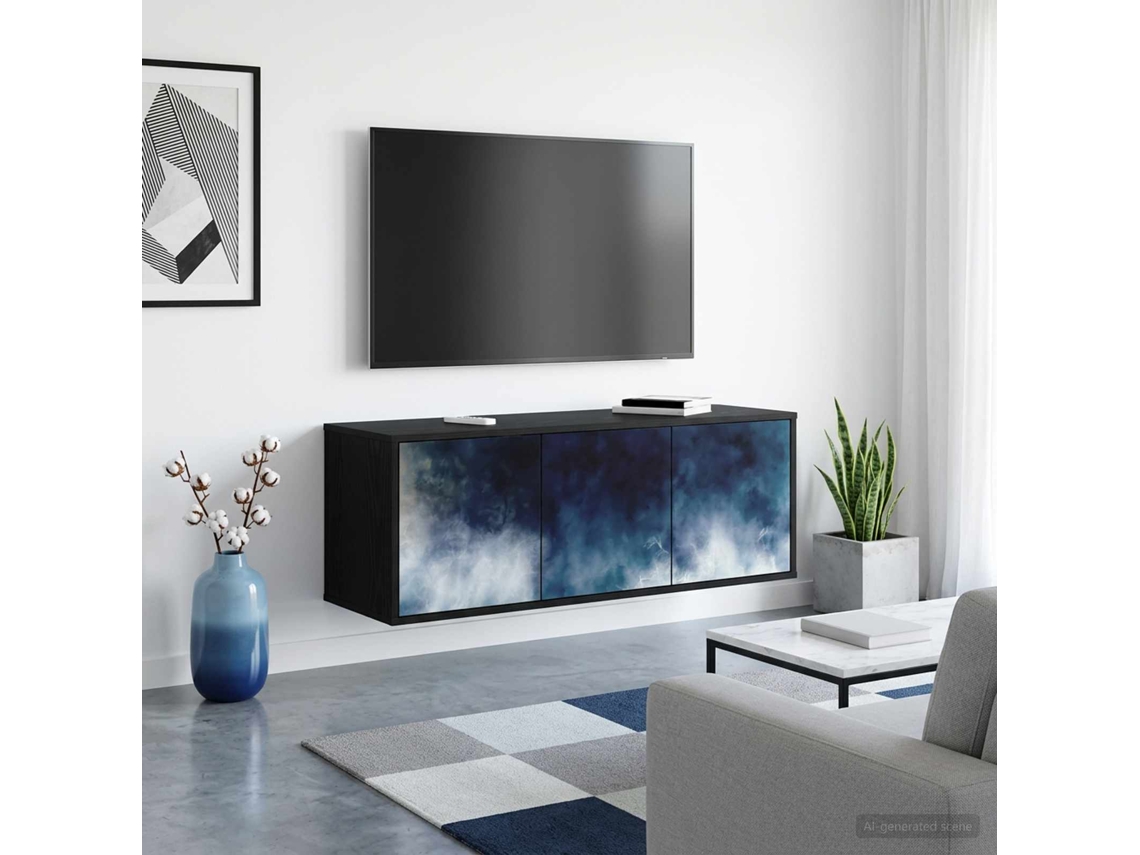 Vidaxl Armário De Tv Montado Na Parede Raalte 102 X 33 X 40 Cm