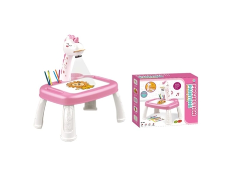 Mesa Proyector Unicornio Pro Blanca Y Rosa 25256 Innovatoysp25