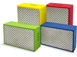 Conjunto De 4 Discos Polimento Manual Para Azulejos, Vidro E Pedra,