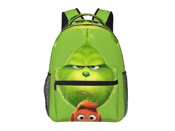Mochila Grinch Para Estudantes, Durável E Leve, Alças Impermeáveis ​​e Respiráveis ​​n317 Olysi Shop