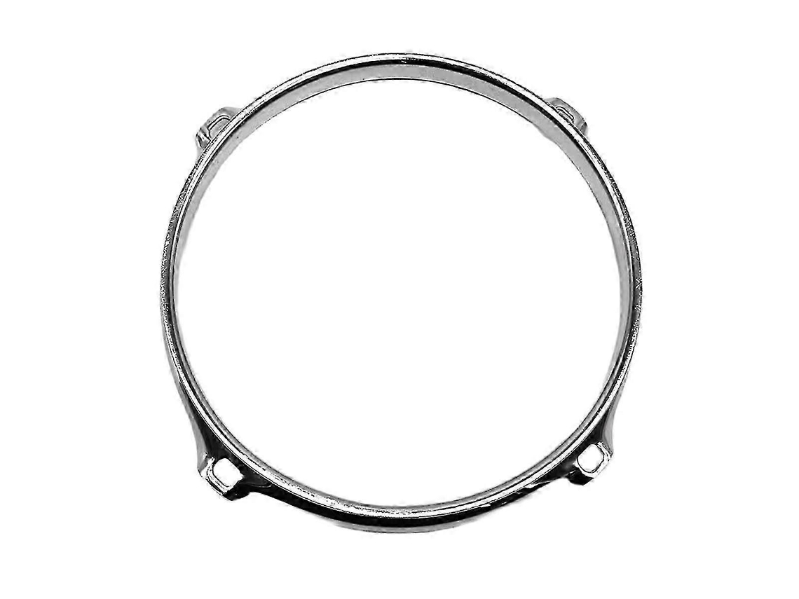 Aro De Tambor Em Liga De 6 Polegadas Com 4 Furos Para Caixa De 6 Polegadas Peças De Instrumento De Percussão Prata