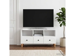 Vidaxl Gabinete Para Tv 102 X 34,5 X 50 Cm Branco Alto Brilho