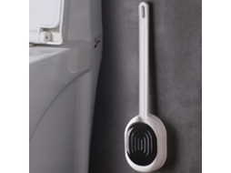Escova de vaso sanitário TPR S/MARCA, com abertura automática, para banheiro