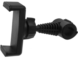 Suporte Para Celular Veicular Em Abs Preto, Com Rotação De 360°.