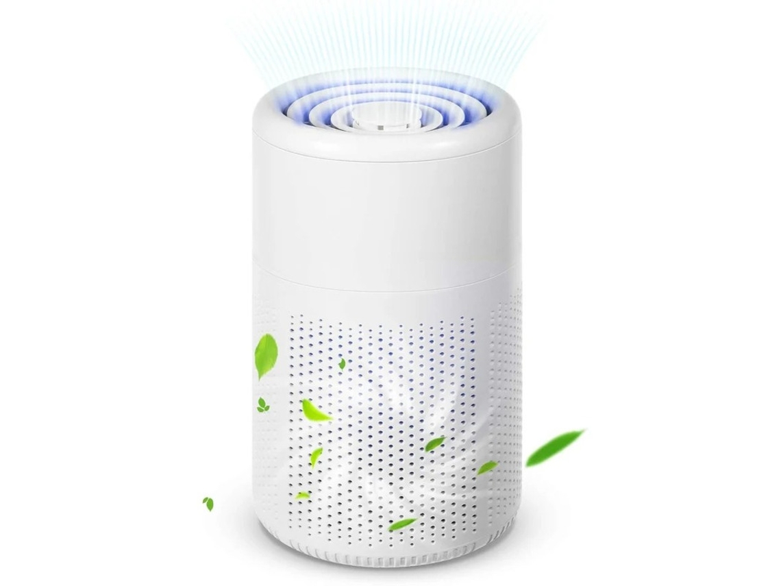 Purificador De Ar Para Casa Hepa Usb Silencioso 20db Bestvite Branco