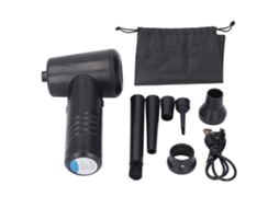 Mali duster de Ar Sem Fio 90w 55000rpm 3 Velocidades Ajustáveis com Vários Bicos para Limpeza de Teclados e Dispositivos Elétricos