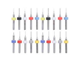 Laxiscreed Conjunto De Brocas De Liga Miniatura Para Placas De Circuito Com Mancal Fixo