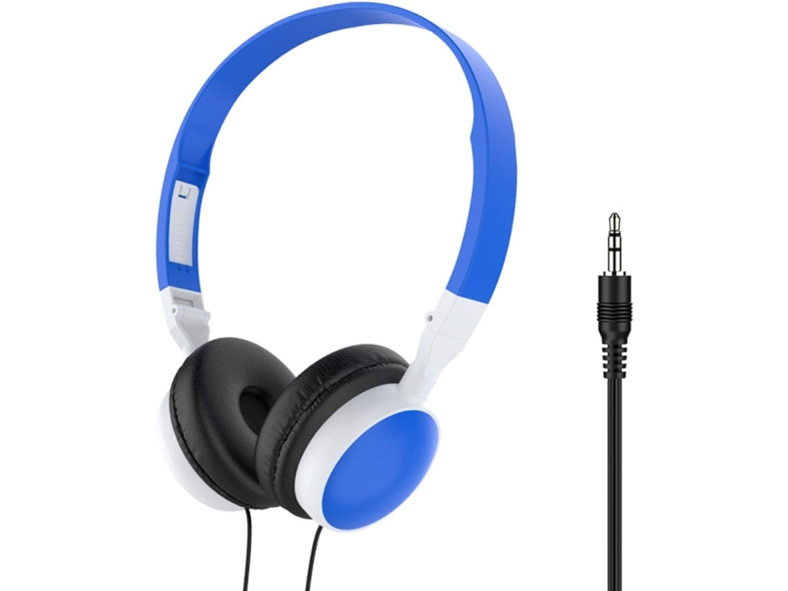 Fone De Ouvido Com Fio Dobrável Spirworchlan 3, 5mm Com Áudio Hifi E Graves Potentes Para Jogos, Compatível Com