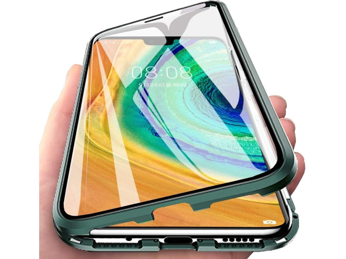 Capa Adsorção Peça para Huawei Huawei Mate 30 HONGWE. Vidro Temperado Magnética Transparente