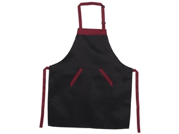 Avental de Cozinha à Prova D'água com Bolso, 77x62cm, Preto | S/MARCA