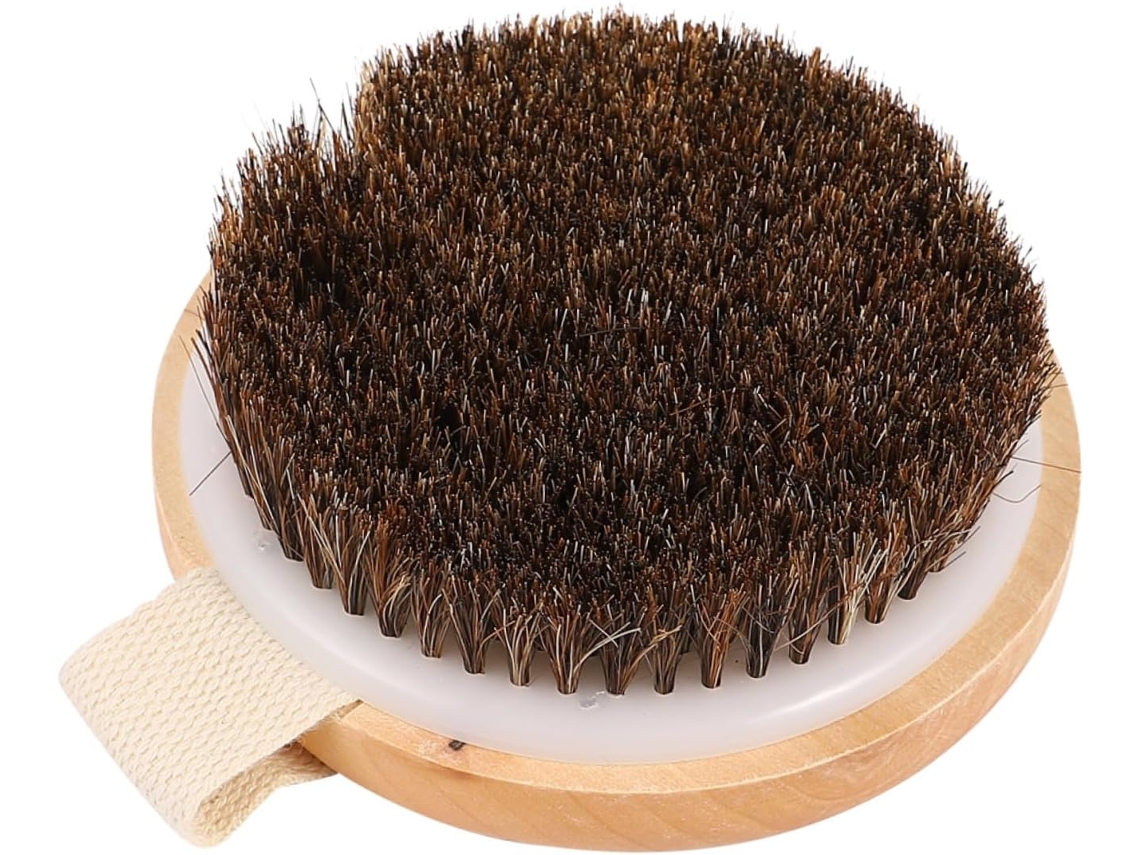 Escova De Banho Madeira Beaupretty, Marrom, Multiuso, Acessório Macio Para Massagem E Limpeza, Ideal Para Banheiro E Spa