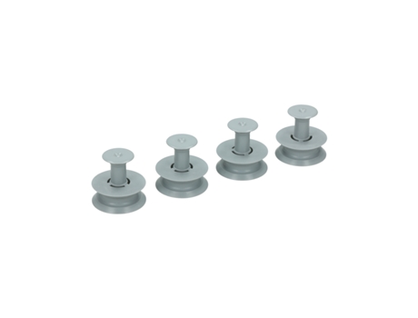4 Rodas para Cesto Superior WHIRLPOOL 481252888113