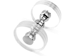 Puxadores De Porta Em Acrílico E Vidro, Puxador De Cristal Para Banheiro, Puxador Grande Transparente Com Furo Único