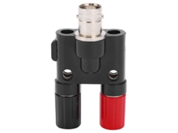 Adaptador Bnc Fêmea Para Bornes Paralelos De 4mm Peças De Teste Elétrico
