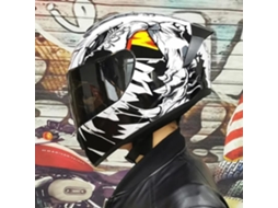 Mulher Motocicleta Capacete Cat Capacete Cabeça AOZORZ