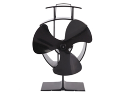 Ventilador Ecológico Estufa 3 Lâminas Madeira 3w