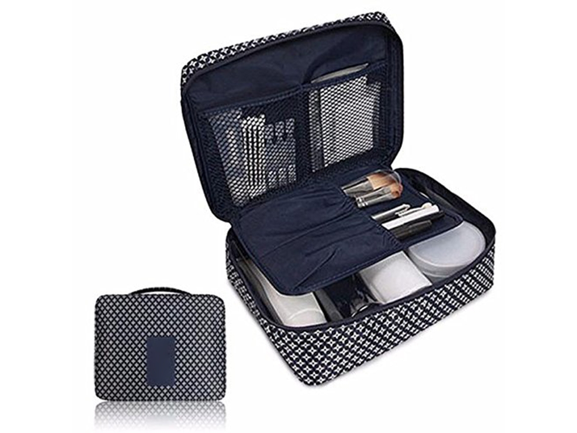 Bolsa De Maquiagem Viagem Multifuncional Grande Capacidade