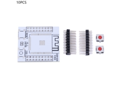 10 Conjuntos Placa Adaptadora Diy Componente Eletrônico 2.54mm Espaçamento Pinos