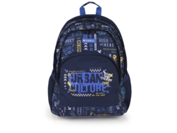 Mochila GABOL Skull em Azul e Impermeável