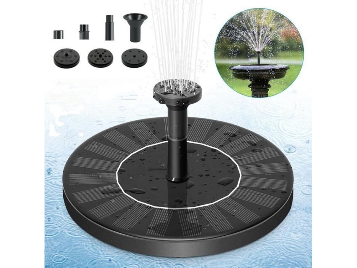 Fonte solar, bomba de água solar sem bateria ou plantas de eletricidade para lagoa/piscina/decoração de jardim NEUFU