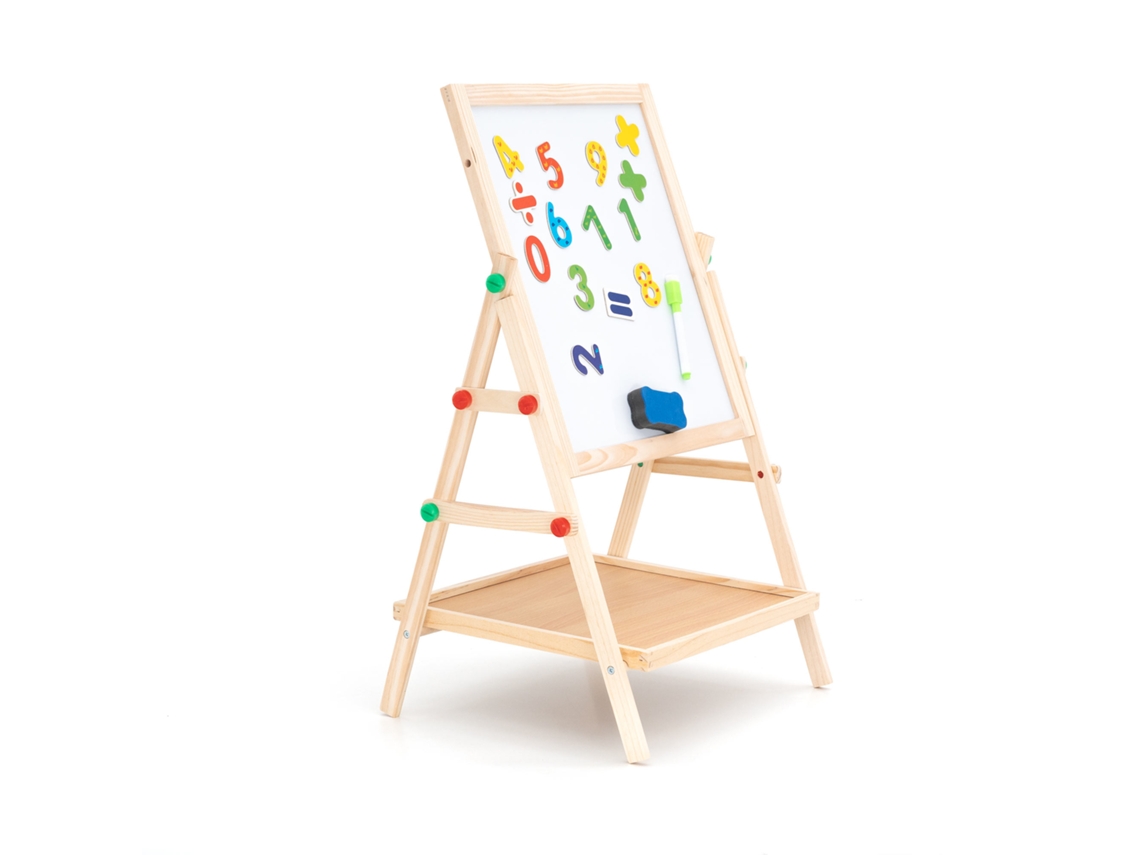 Magnetic Panzarra E Slizarra De Tza 2 Em 1 Montessori Harvard 41X35X65 Cm Fabricado Com Madeira Ecológica E Acessórios