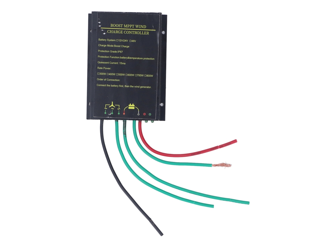Controlador de Carga MPPT para turbina eólica, impermeável, controlador de gerador eólico MPPT boost