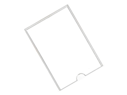 Porta Carteles De Pared De Acrílico Doble Capa Transparente Resistente Al Desgaste Para Empresa Hospital