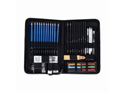 Estojo De Pintura  H&b (48 Peças - Azul)*