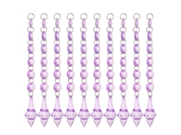 Rebe-10 Peças Lote Diamantes De Acrílico 6+1 Decoração De Casamento Cristal Pendentes Gemas Decoração(a)