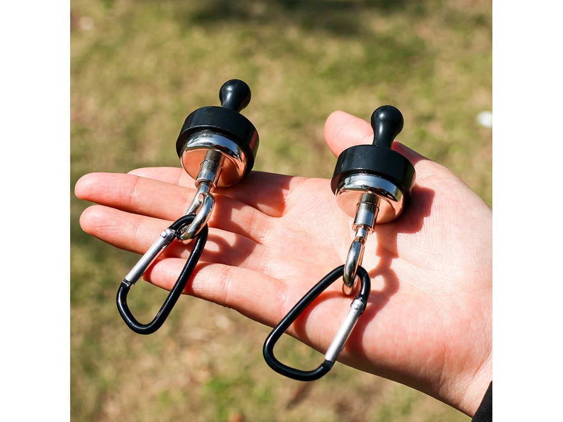 Conjunto de 2 Ganchos Ventosa, para Equipamentos de Camping, Luzes e Toldos AQUAFORGE