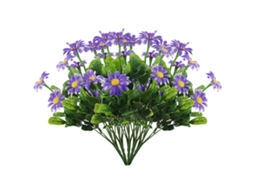 Flores De Margaridas Artificiais Resistentes A Uv Plantas Artificiais Para Decoração Rural Interna E Externa
