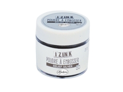 Polvo de estampación plata - 25 ml