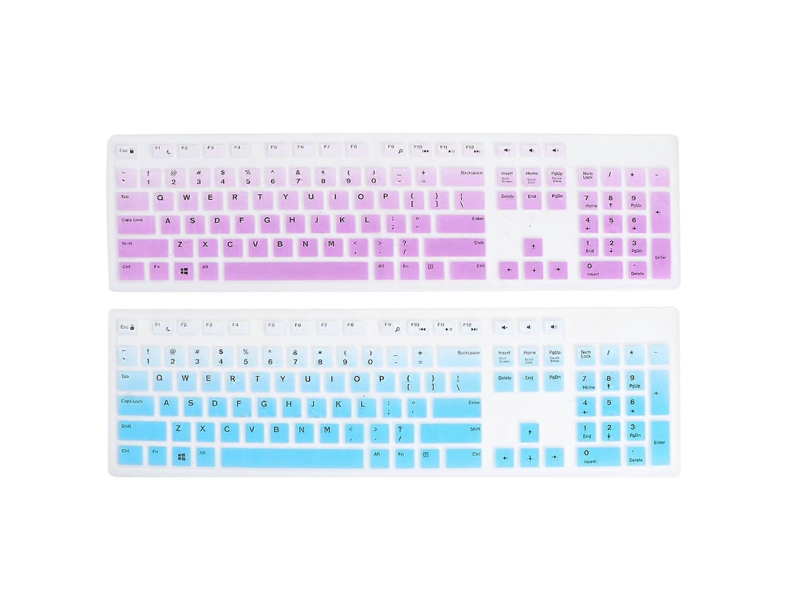2 Capas De Silicone Para Teclado De Mesa E Laptop Everley891