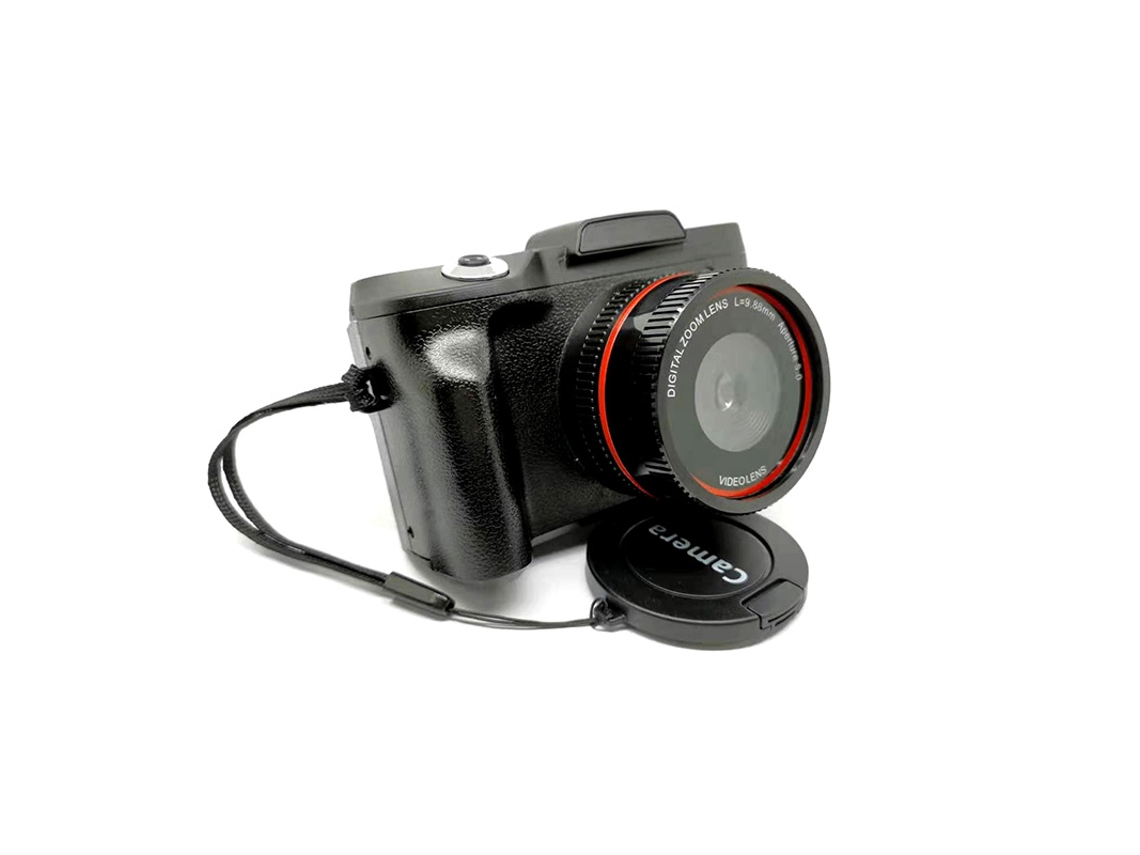 Câmera Digital Hd Com 16 Mp E Zoom Digital De 16x Preto Brilvibera