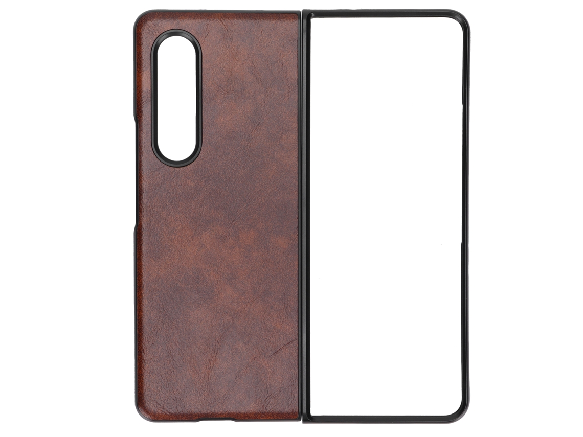 Capa de Couro LAXISCREED para Samsung Galaxy Z Fold 3 Antichoque