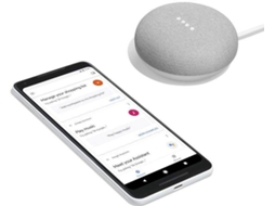 Assistente Virtual GOOGLE Home Mini Rock (Google Assistant - Branco)